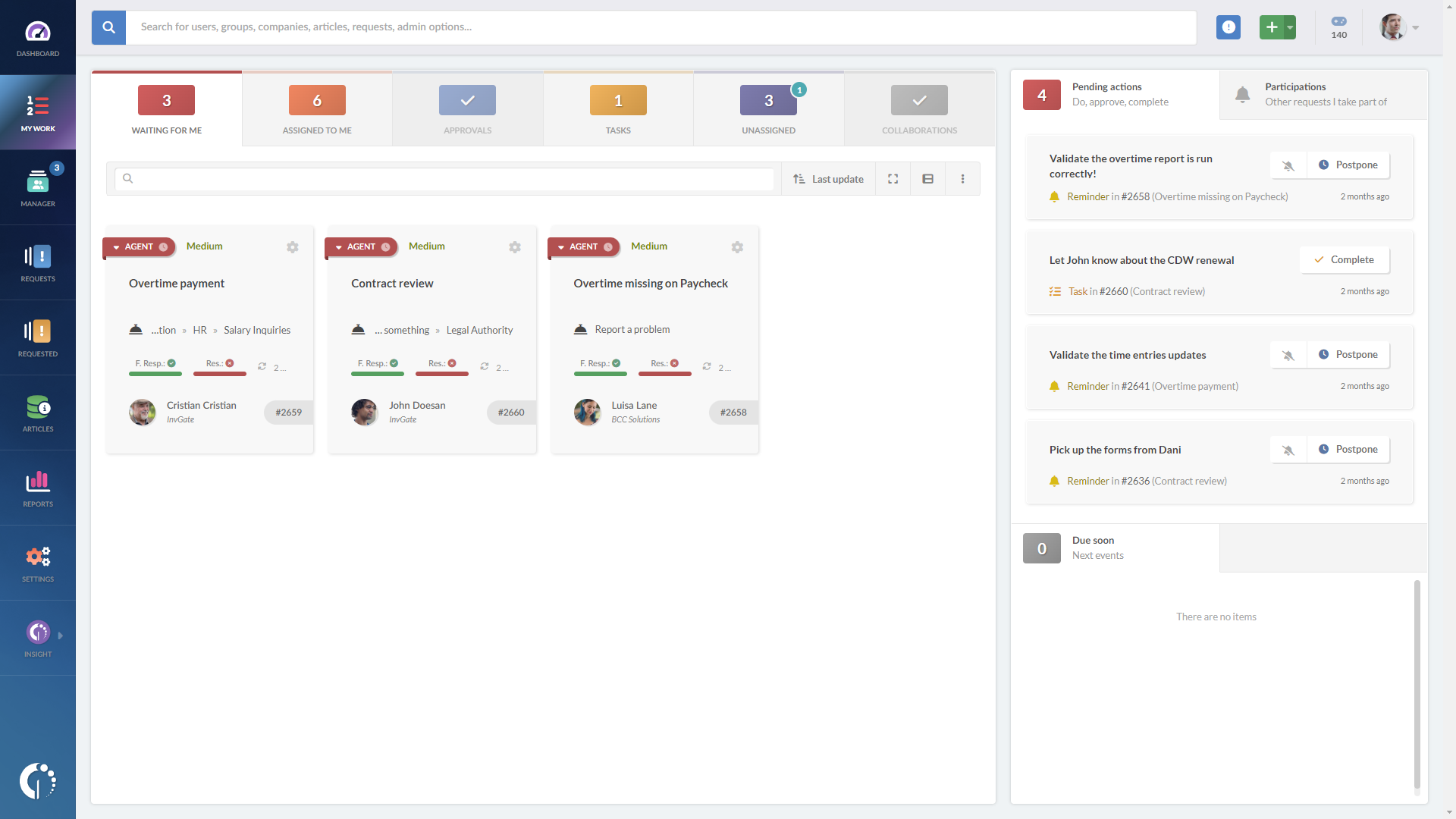 Invgate Service Desk