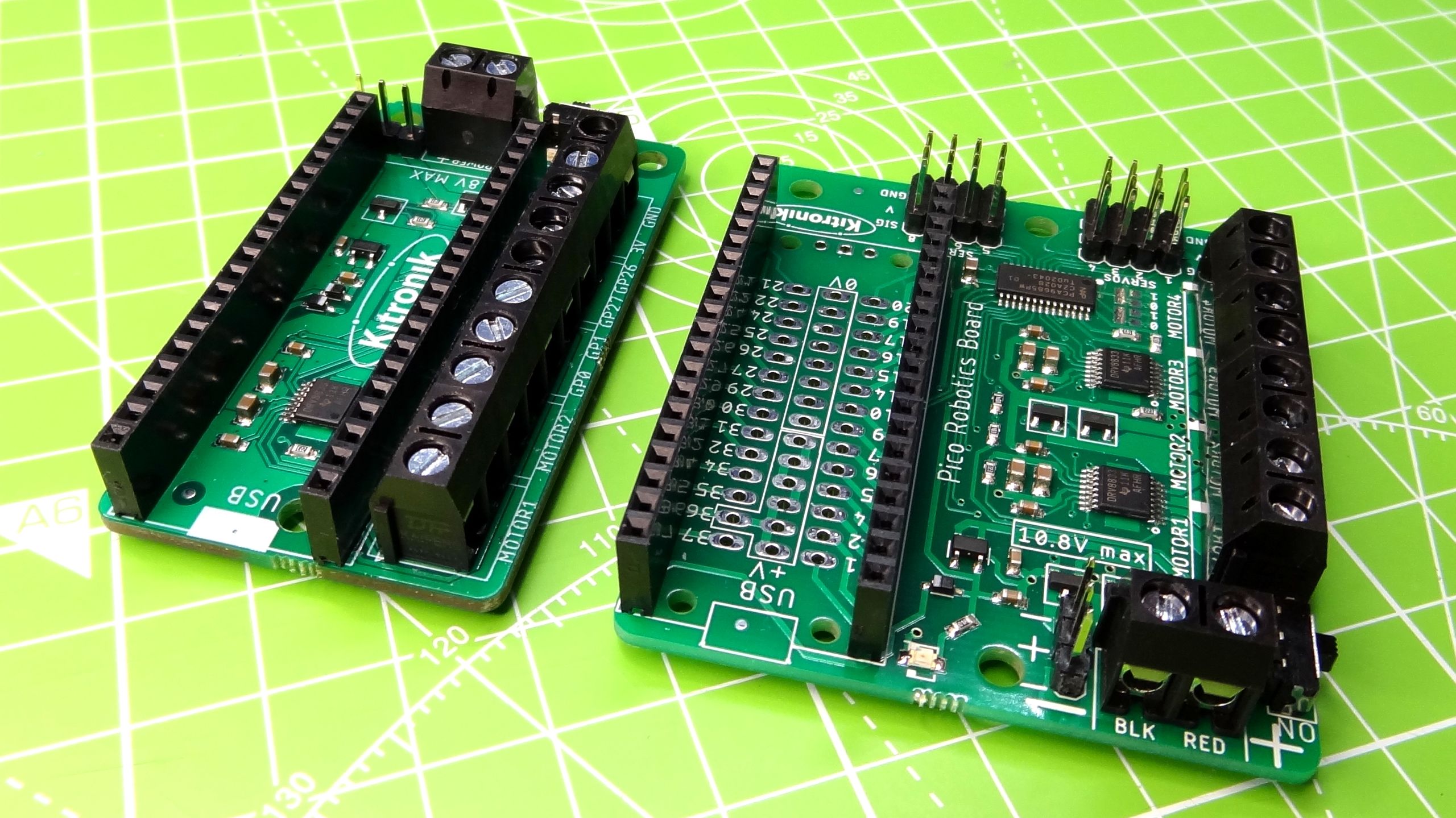 Kitronik Pico Motor Driver And Pico Robotics Board