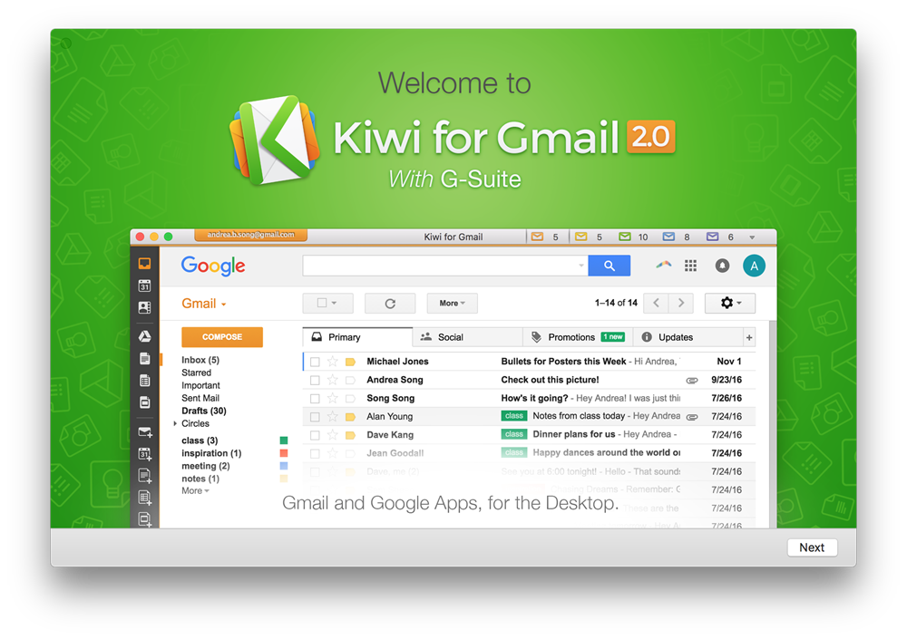 Kiwi For Gmail 2.0