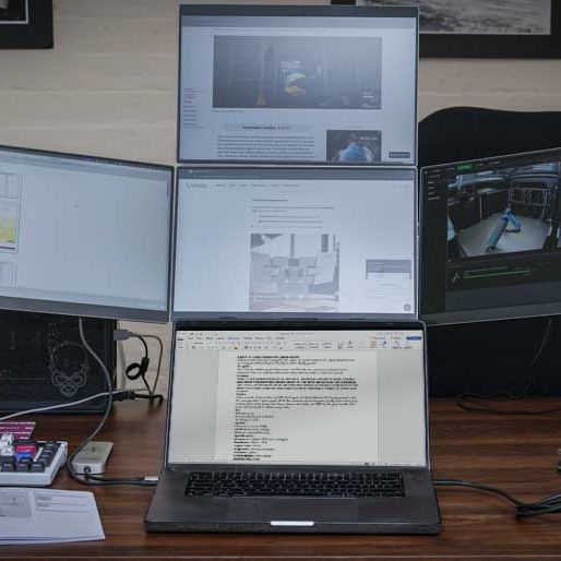 Lepow 16in Quad Monitor for Laptop