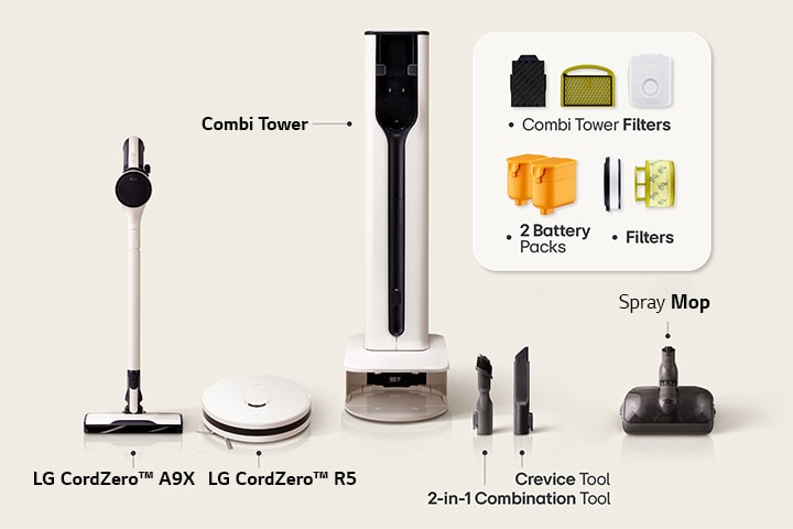 LG Cordzero Vacuum With All-In-One Tower