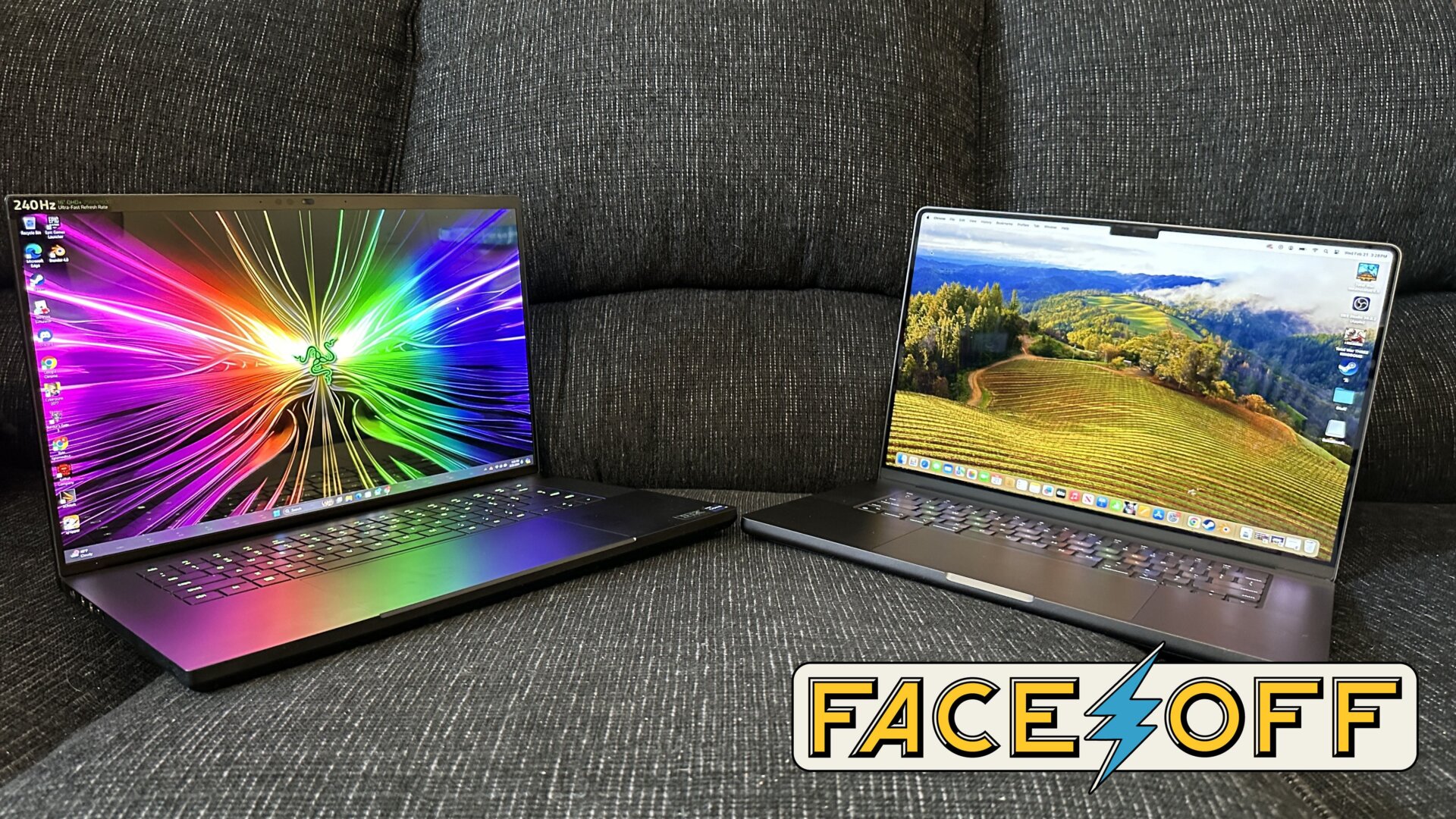 MacBook Pro M3 Max And Razer Blade 16