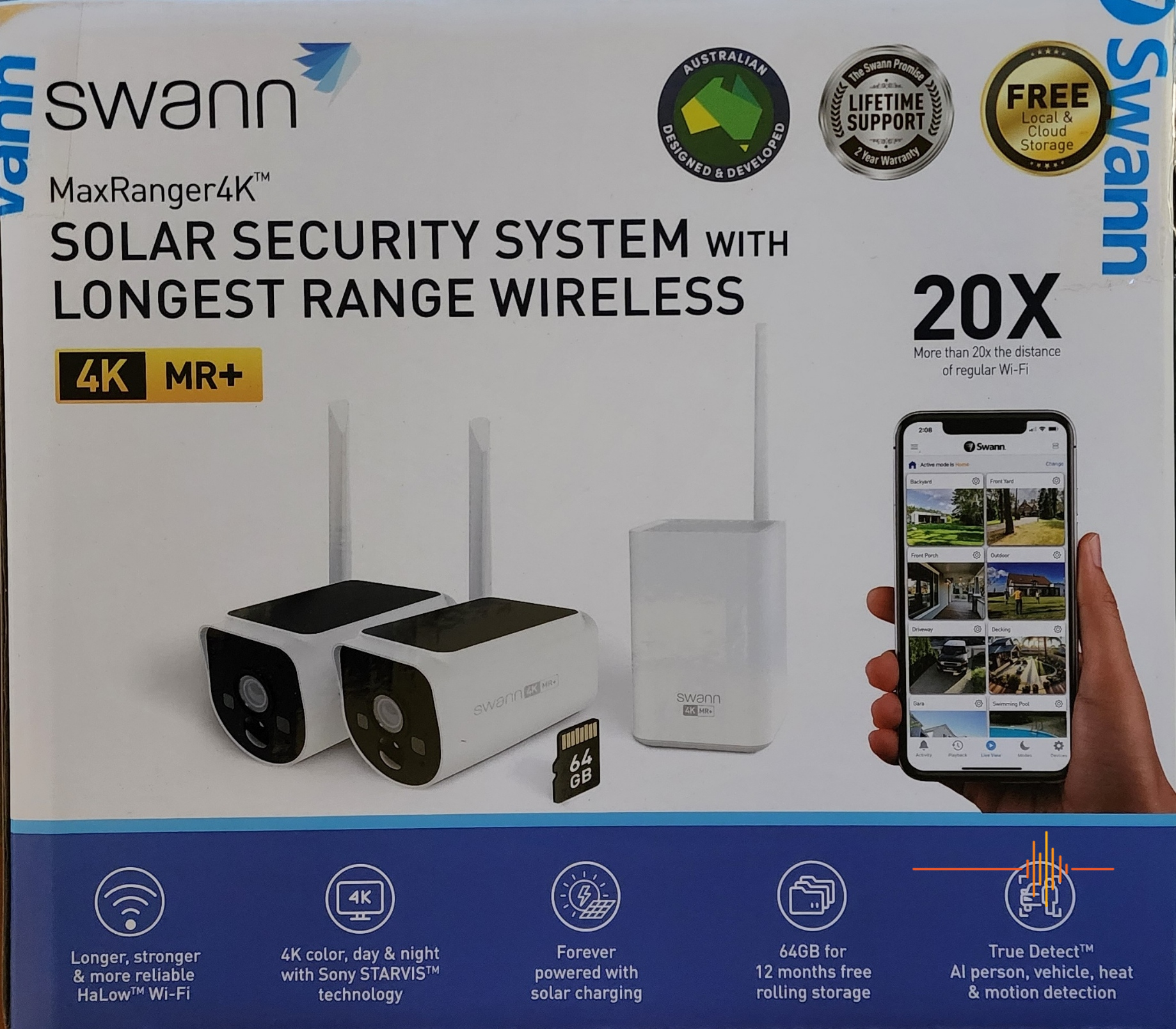 Swann MaxRanger4K Solar Security System