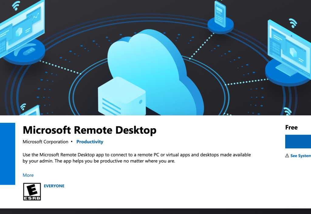 Microsoft Remote Desktop