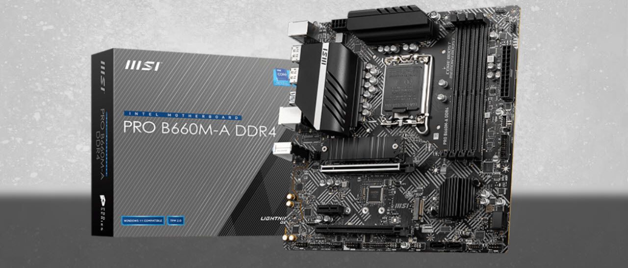 MSI Pro B660M-A DDR4