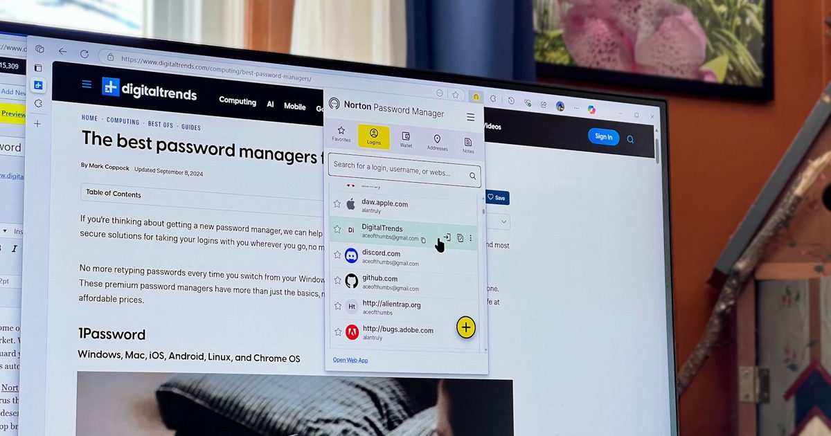 Norton Password Manager