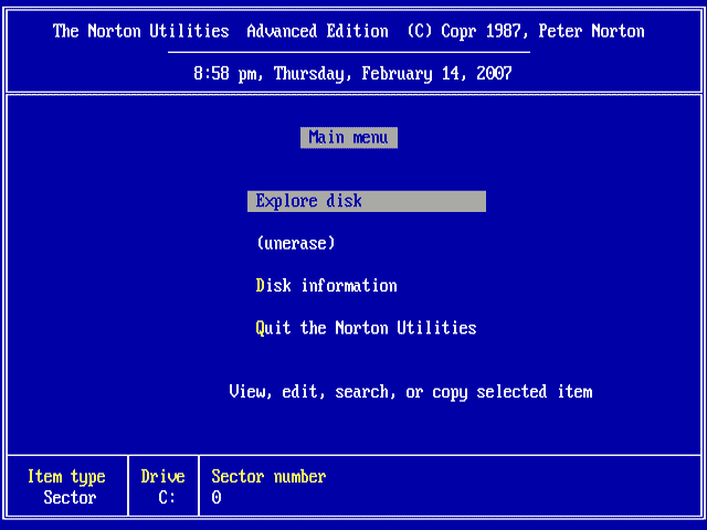 Norton Utilities