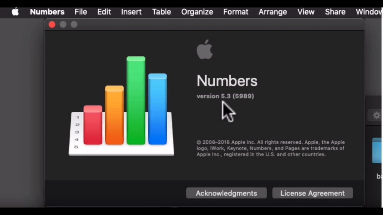 Numbers 5 For Mac