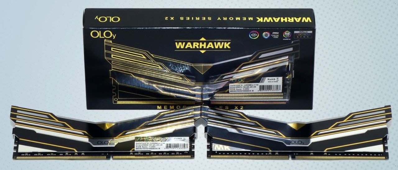 OLOy WarHawk RGB (MD4U323216DEDA) 2x32GB DDR4-3200