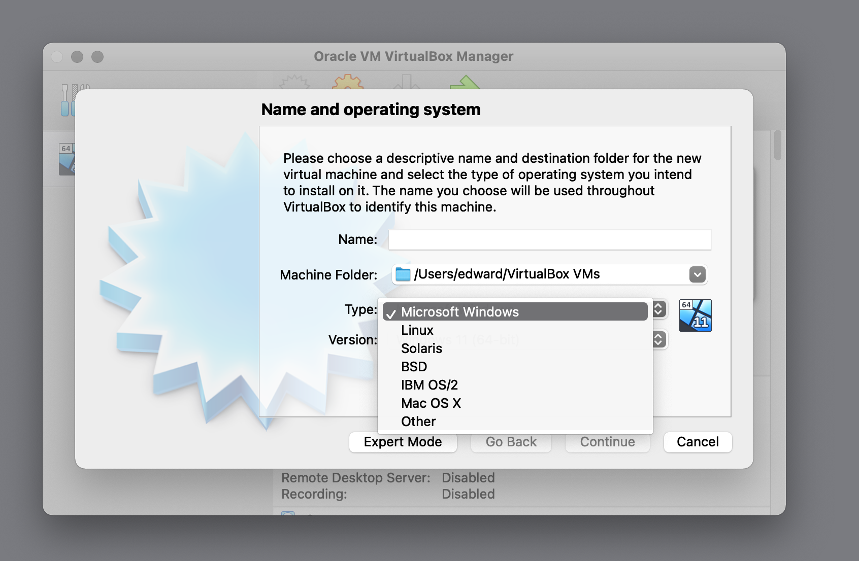 Oracle Virtualbox
