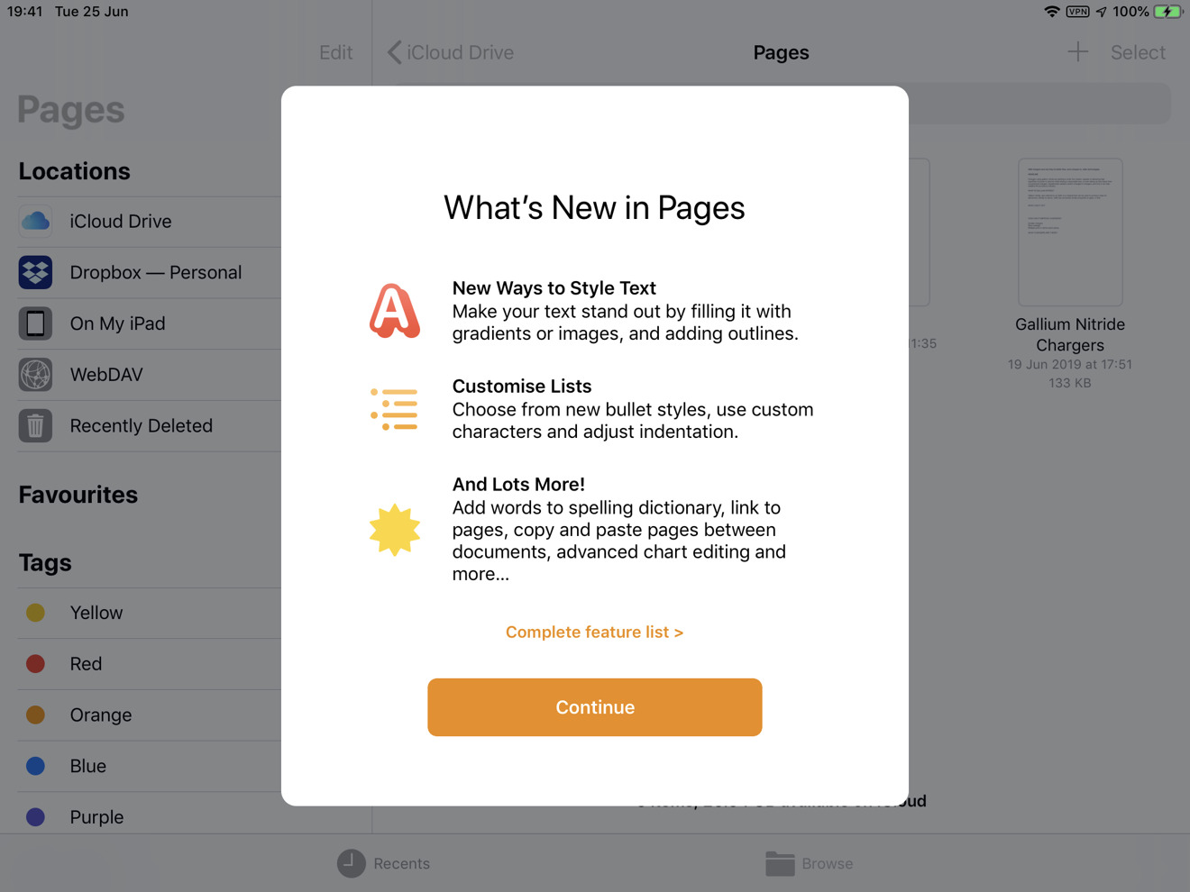 Pages 4 For iOS