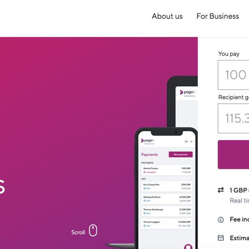 Pagofx Money Transfer App
