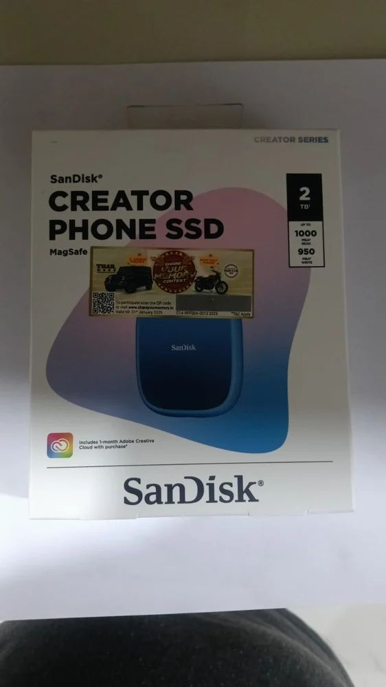 Sandisk Creator Phone SSD