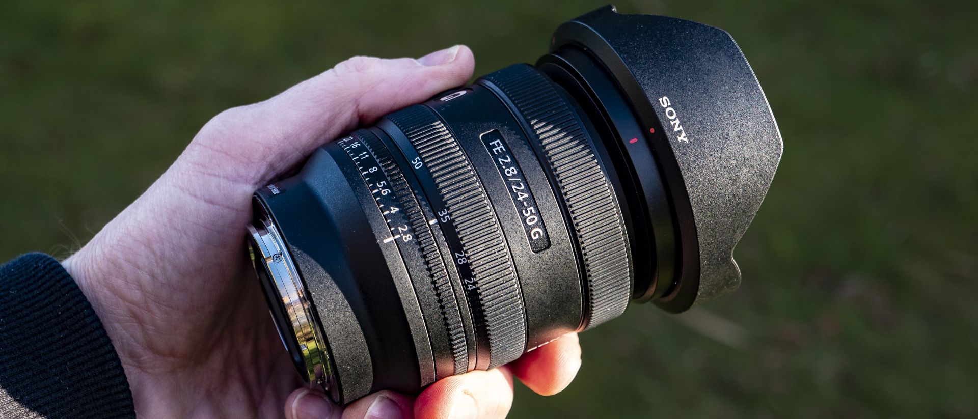 Sony FE 24-50mm F/2.8 G lens