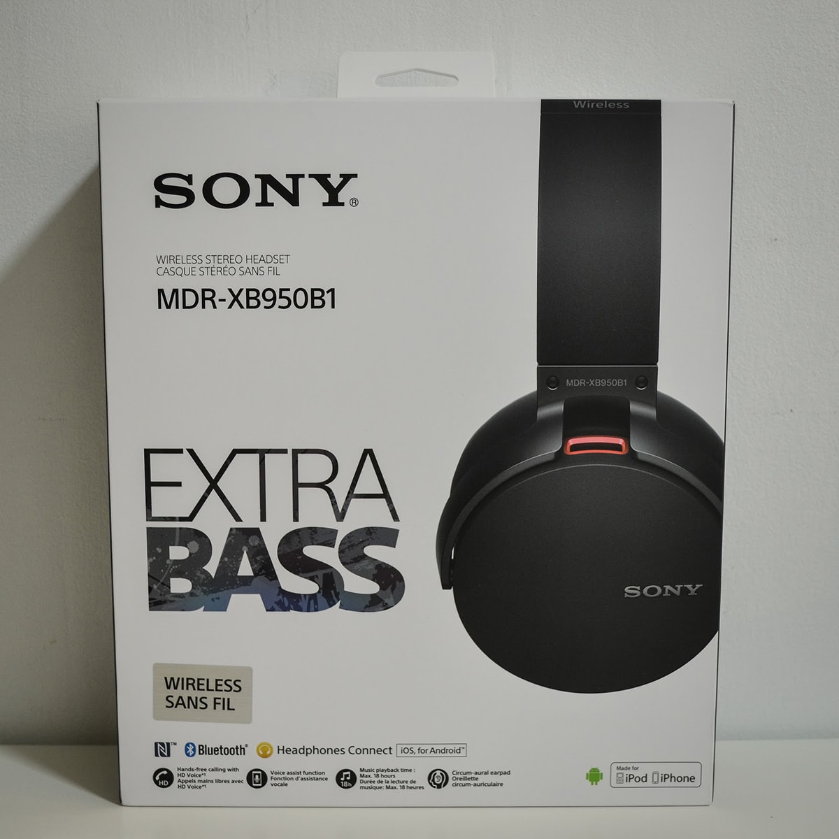 Sony MDR-XB950B1 Wireless Earbuds