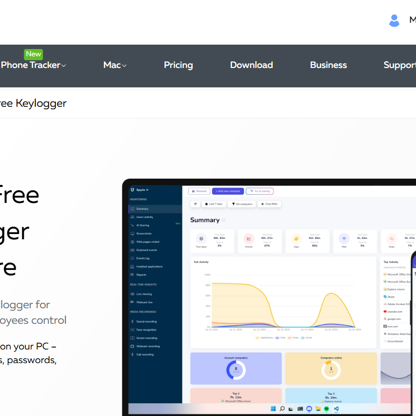 Spyrix Free Keylogger
