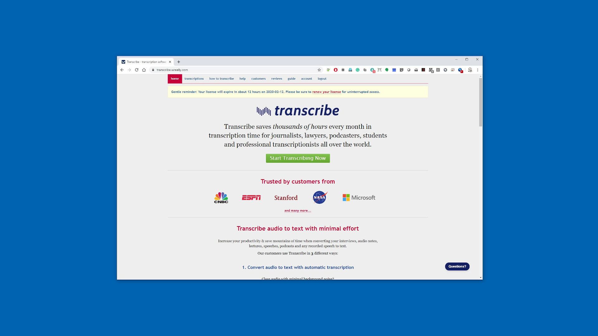 Transcribe By Wreally