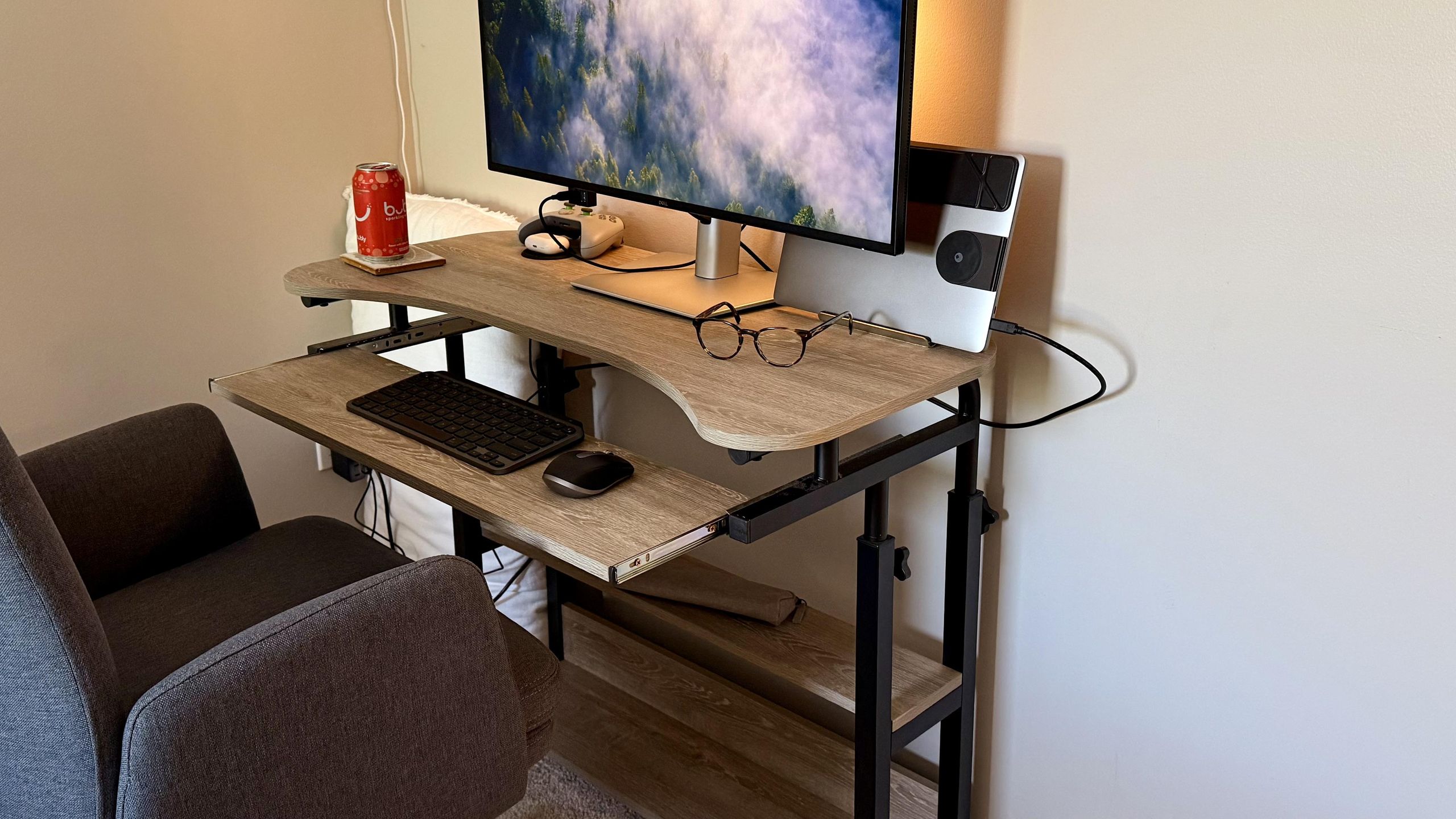 Tribesigns Mobile Height Adjustable Desk