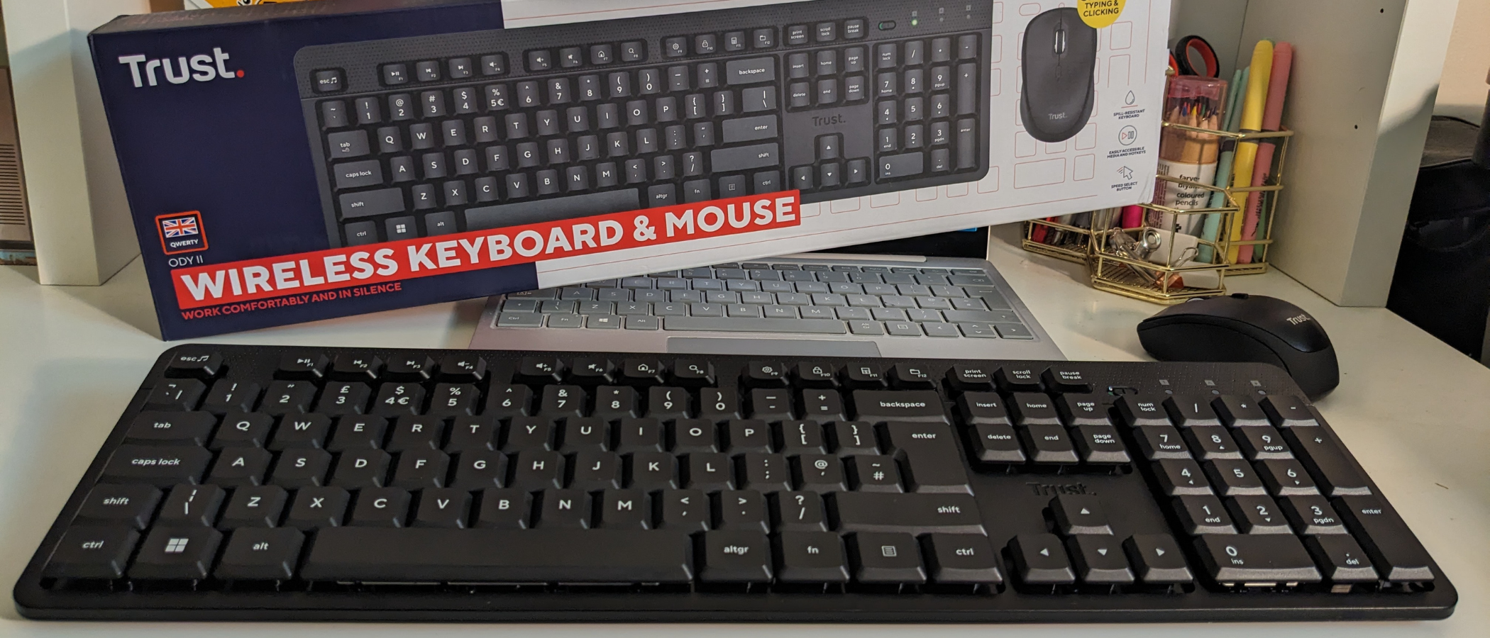 Trust Ody Ii Silent Wireless Keyboard And Mouse