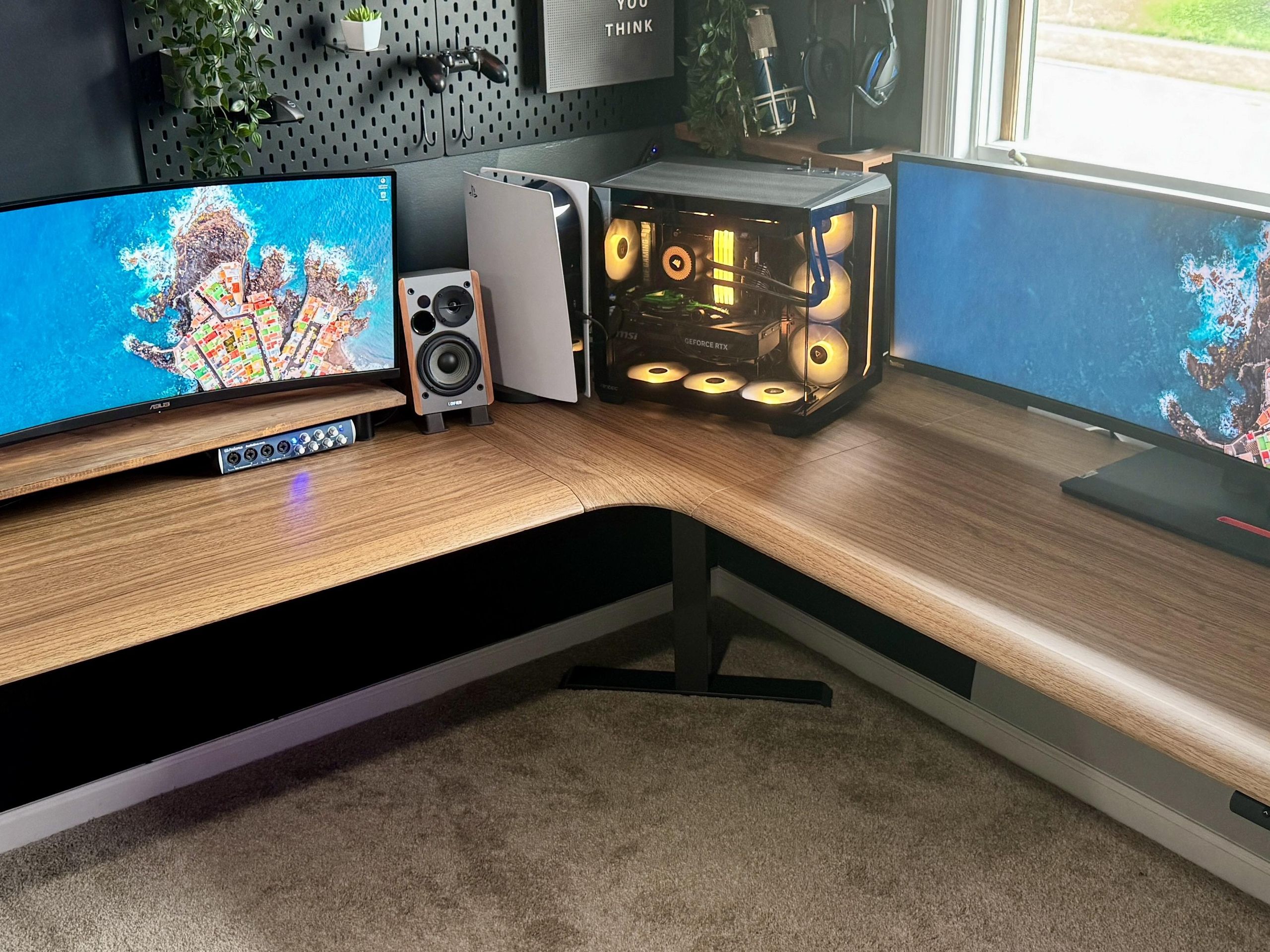 Vari 80X80-INCH L-Shape Electric Standing Desk