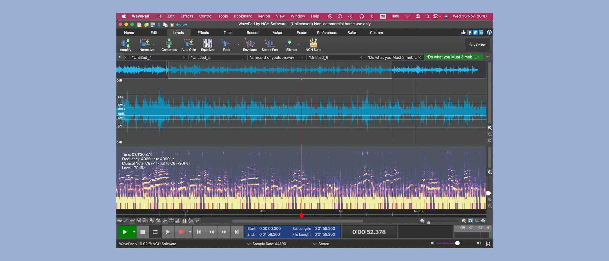 Wavepad Audio Editor