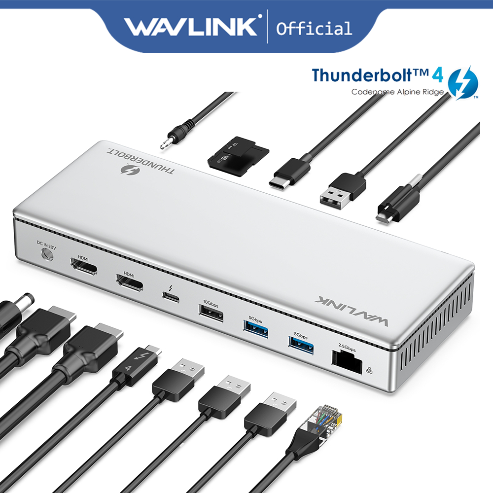 Wavlink Thunderbolt 4 Triple Display Docking Station