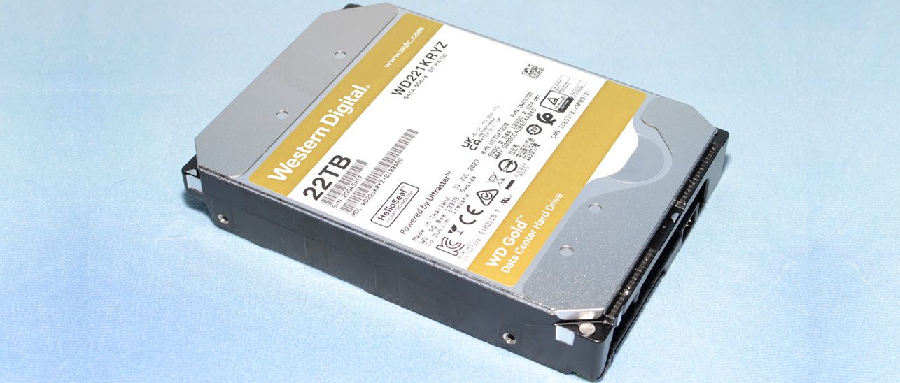 Wd Gold 22Tb HDD