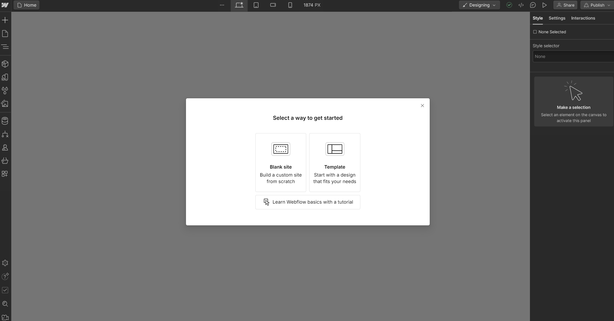 Webflow Website Builder