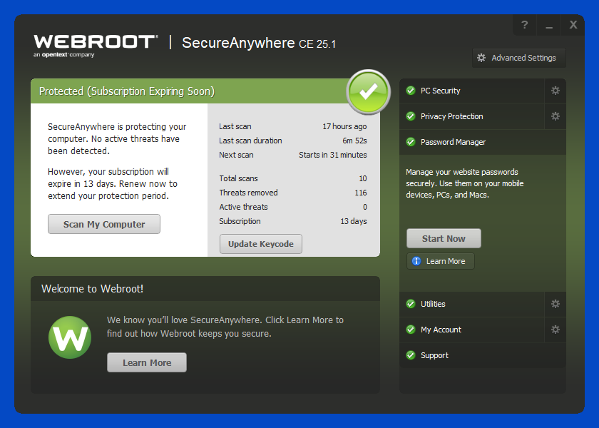 Webroot Essentials for Mac