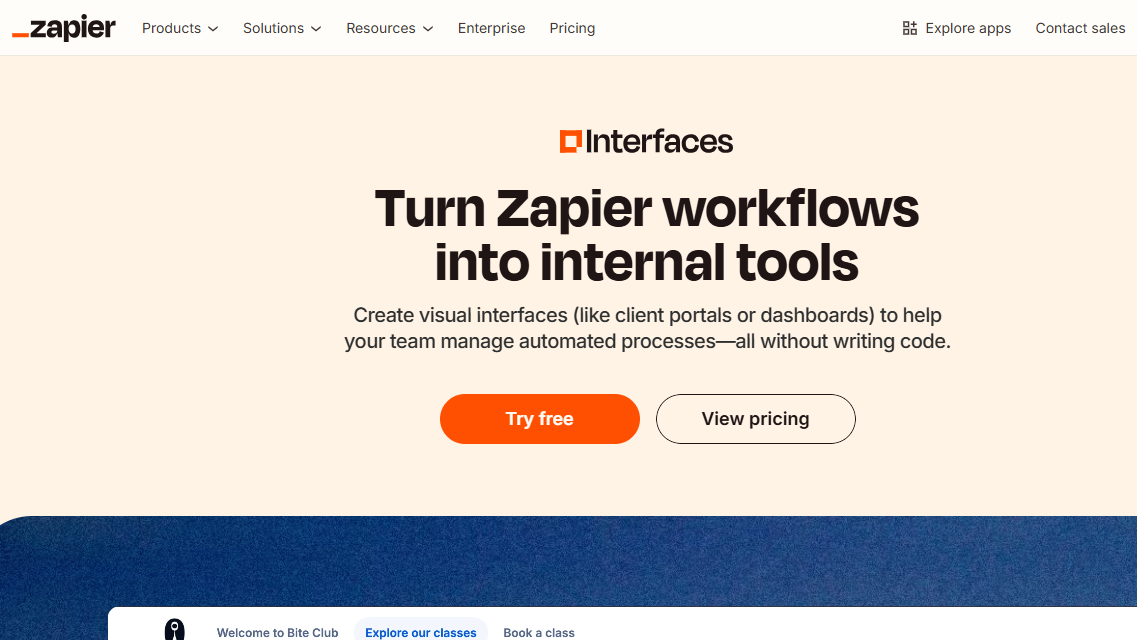 Zapier Interfaces