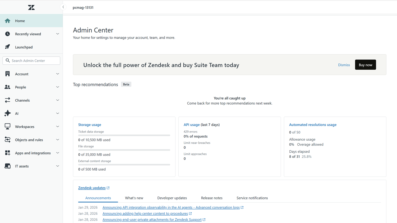 Zendesk for Customer Service