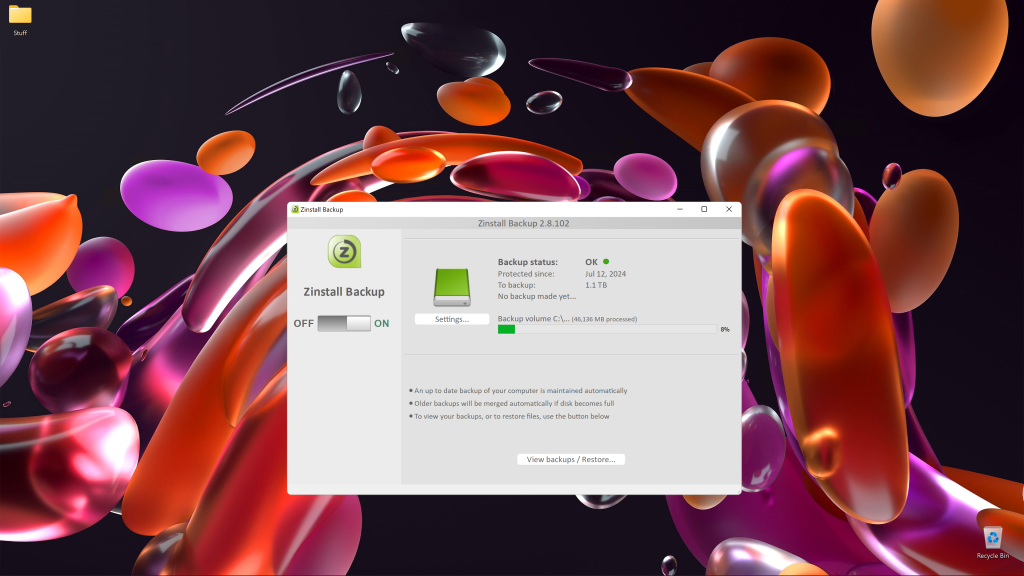 Zinstall Fullback