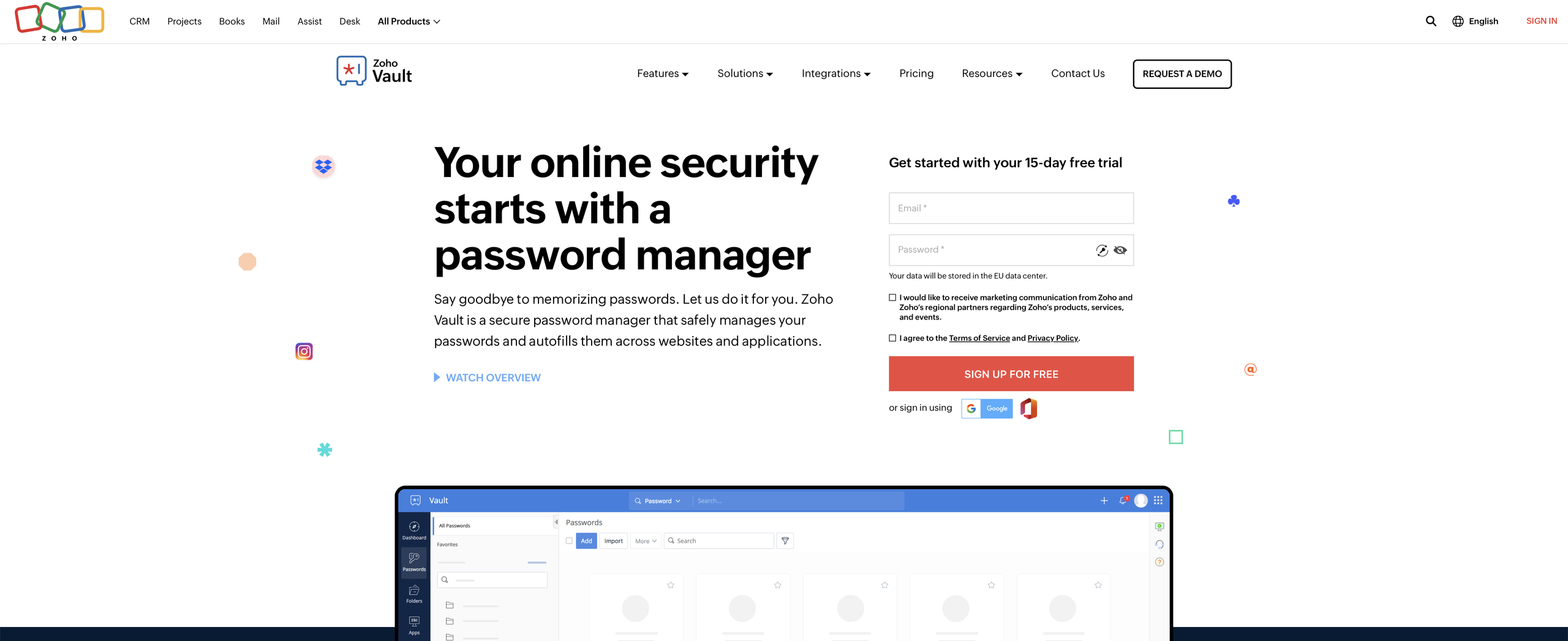 Zoho Vault